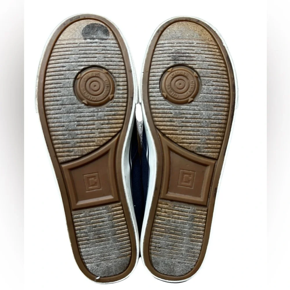 Chaps - Navy Slip-On Canvas Sneakers - Size 8b